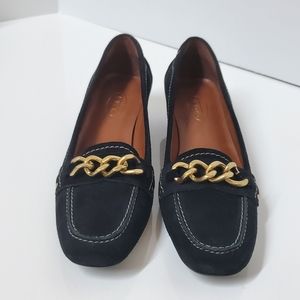 LADIES TALBOTS SUEDE LEATHER HEELS